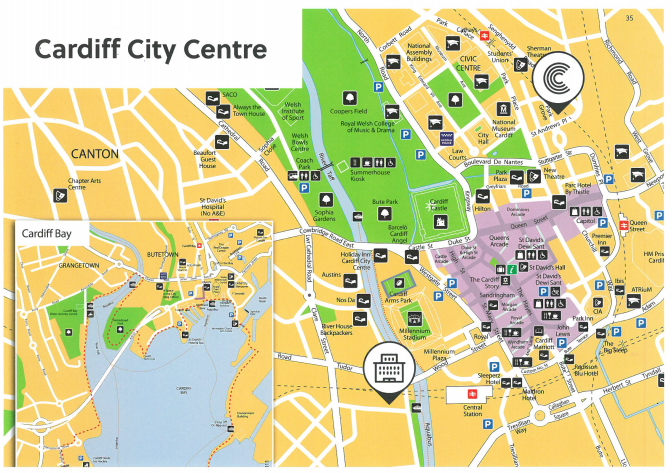 city centre map